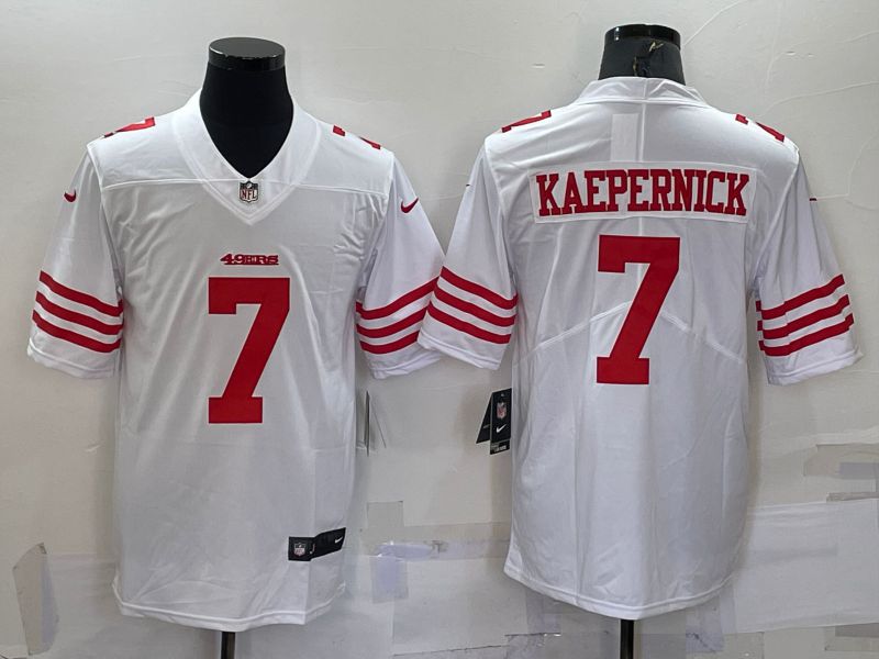Cheap Men San Francisco 49ers 7 Kaepernick White New 2022 Nike Limited Vapor Untouchable NFL Jersey